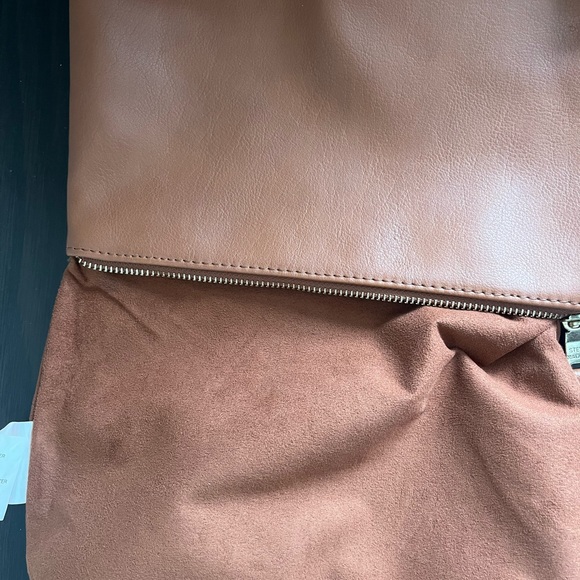 Steve Madden Tan Leather Toiletry Bag - Picture 10 of 10